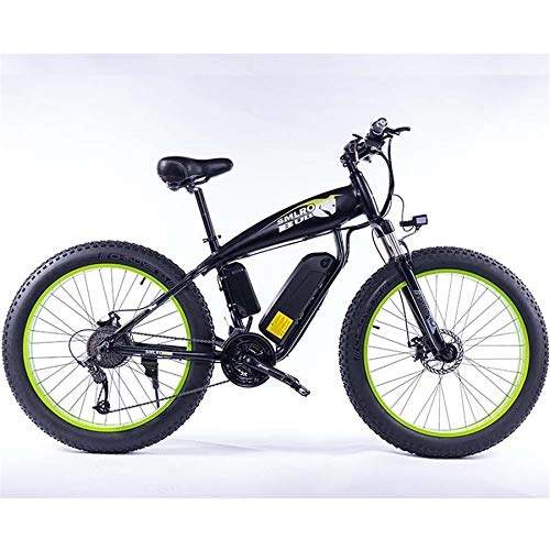 Electric Bike : Abrahmliy Electric bikes 48V18AH Samsung battery mountain bike 27 speed bike Intelligence electric bike Double shock absorption front and rear 350W Stable brushless motor and professional gear ()
