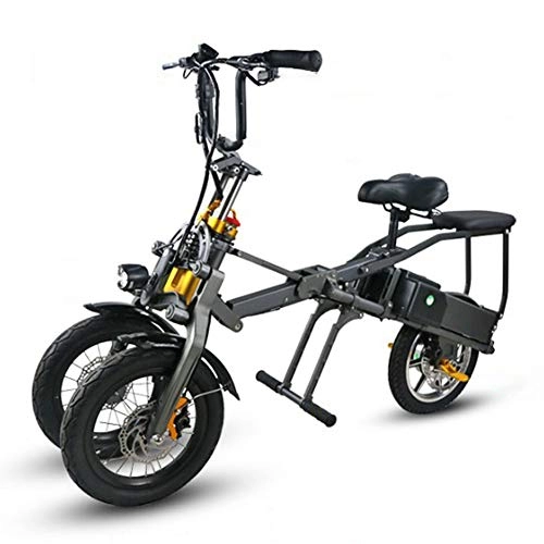 Electric Bike : ACC Folding Electric Bike - Portable, Short-charged Lithium-ion Battery and Silent Motor with Lcd Speed Display. Easy to Store in Caravans, Car Homes, Boats.