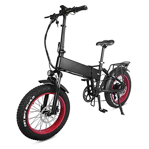 Electric Bike : Accolmile Folding Electric Bike 20 inch for Adult, BAFANG 48V 750W Rear Hub Brushless Gear Motor with 17.5Ah Lithium Battery, Electric Bicycle with Luggage Rack and Intelligent Display