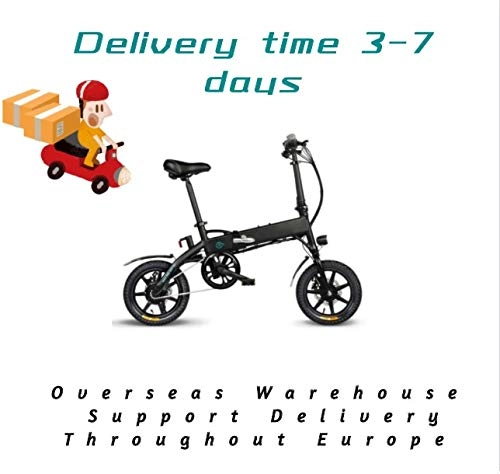 Electric Bike : Acreny Delivery Time 3-7 Days Electric Bicycle 250W Electric Motor Bike 14 Inches Foldable Three Riding Modes 25KM / h Pneumatic Tire Led Display Lightweight Aluminum Alloy Electric Bicycles for Adults