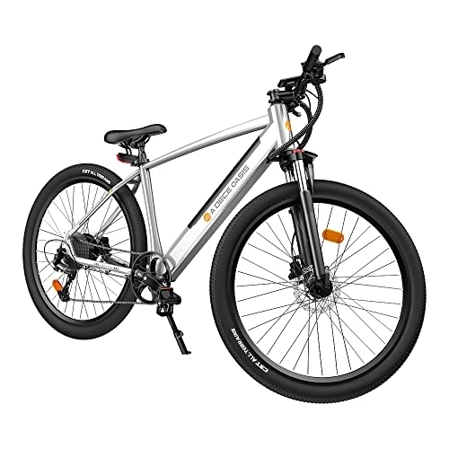 Electric Bike : ADO DECE 300 Hybrid Commuter Electric Bike Lightweight 27.5 inch City Road Mountain bicycle, With a Shimano 11 Speed, Wire-Controlled Shock Absorbers, Sliver…
