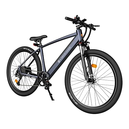 Electric Bike : ADO UK 1-3 Working Day Delivery D30C 250W Electric Bicycle with 36V 10.4Ah Removable Lithium-Ion Battery SHIMANO 9 Speed Gear Transmission System 27.5 Inch Electric Bike for Adults (Grey)