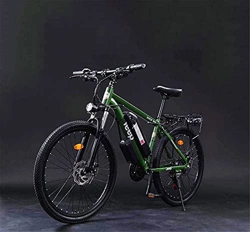 Electric Bike : Adult 26 Inch Electric Mountain Bike, 36V Lithium Battery Aluminum Alloy Electric Bicycle, LCD Display Anti-Theft Device 27 speed (Color : D, Size : 10AH)