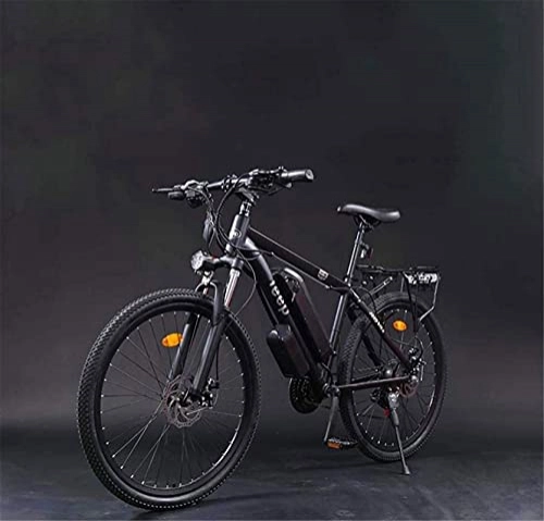 Electric Bike : Adult 26 Inch Electric Mountain Bike, 36V Lithium Battery Aluminum Alloy Electric Bicycle, LCD Display Anti-Theft Device 27 speed (Color : E, Size : 10AH)