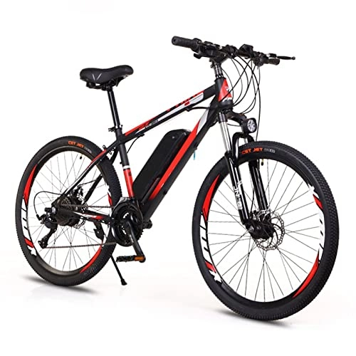 Electric Bike : Adult Electric Bike 250W 36V Lithium Battery Electric Mountain Bike 27 Speed Electric Off-Road Bicycle