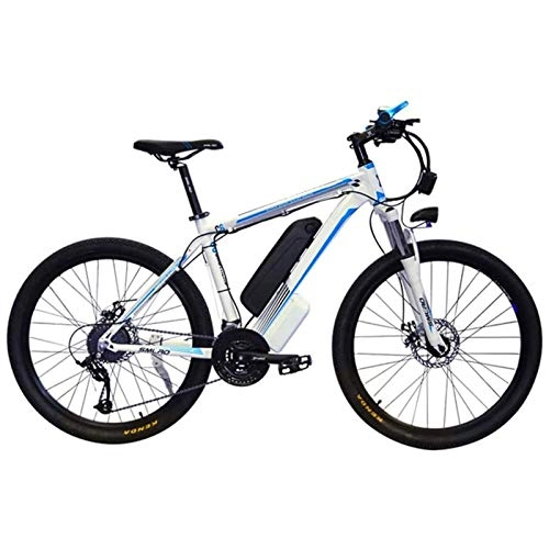 Electric Bike : Amantiy Electric Mountain Bike, 26'' Electric Mountain Bike Brushless Gear Motor Large Capacity (48V 350W 10Ah) 35 Miles Range And Dual Disc Brakes Alloy Electric Bicycle Electric Powerful Bicycle