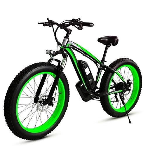 Electric Bike : Amantiy Electric Mountain Bike, Electric Bike, 1000W Motor, 26 inch Fat ebike, 48V 17AH Battery, 4.0 Fat Tire Bike / Hard Tail Bike / Adult Off-Road Men and Women Electric Powerful Bicycle
