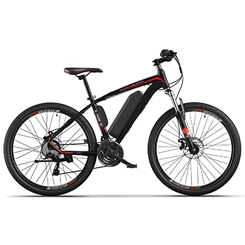 Electric Bike : AORISSE Electric Bike, 26" Electric Commuter Bicycle Mountain Bike with 250W Motor 36V Lithium Battery 27-Speed Gear Double Disc Brakes, Electric Durability 45KM