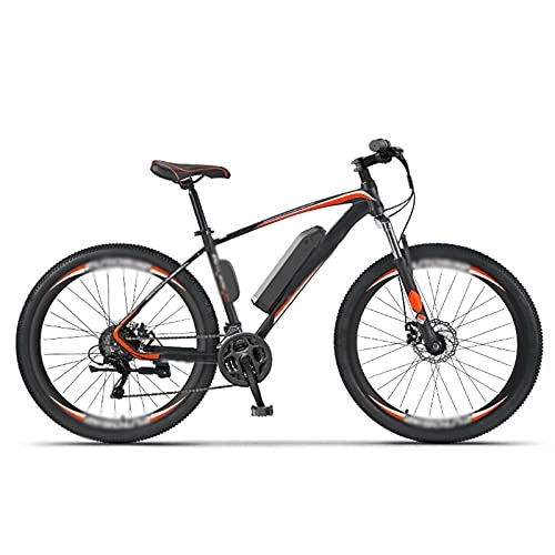 Electric Bike : AORISSE Electric Bike, 26" Electric Commuter Bicycle Mountain Bike with 250W Motor 36V Lithium Battery 27-Speed, Removable Battery, A, Electric Durability 65KM