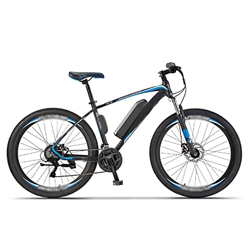 Electric Bike : AORISSE Electric Bike, 26" Electric Commuter Bicycle Mountain Bike with 250W Motor 36V Lithium Battery 27-Speed, Removable Battery, B, Electric Durability 65KM