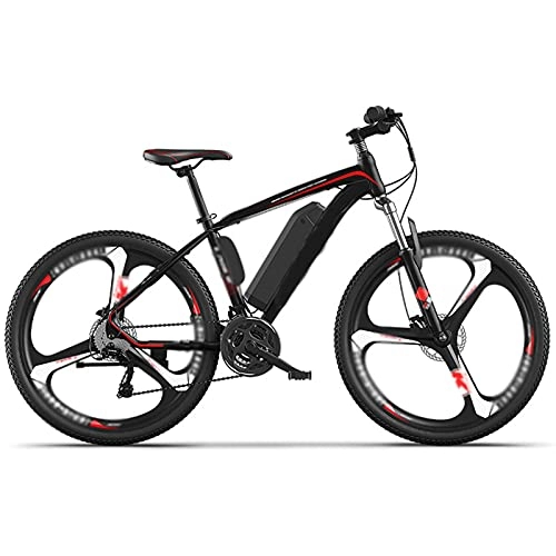 Electric Bike : AORISSE Electric Bike, 27-Speed Adult Electric Commuter Mountain Bicycle Integrated Wheel 26" 250W 36V Removable Lithium Battery Ebike for Outdoor Cycling Travel Work Out, Electric Durability 90KM
