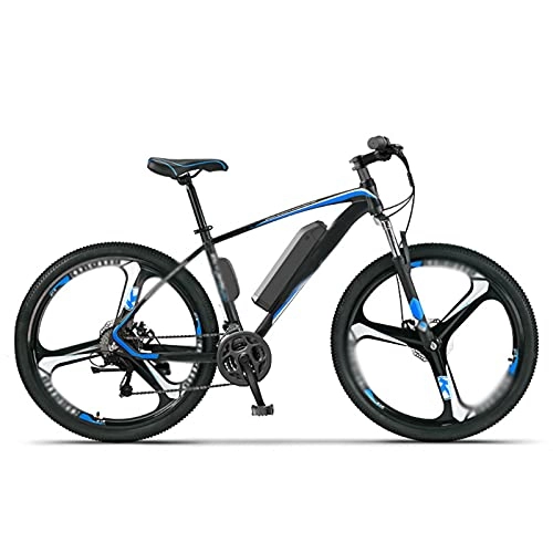 Electric Bike : AORISSE Electric Bike, 27-Speed Adult Electric Commuter Mountain Bicycle Integrated Wheel All Terrain 26" 250W 36V Ebike for Outdoor Cycling Travel Work Out, B, Electric Durability 45KM