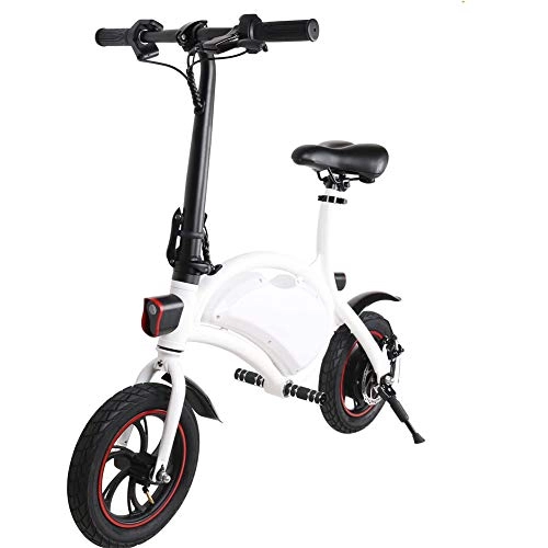 Electric Bike : April Story Folding Electric Bicycle Lightweight Urban Electric Bike for Adults