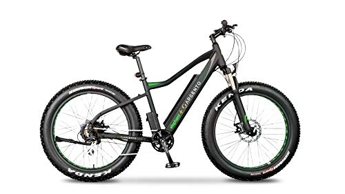 Electric Bike : Argento Elephant+, Electric Bicycle with Wheels Fat Unisex Adult, Black, One Size