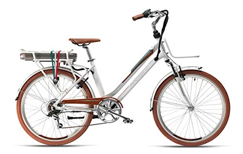 Electric Bike : Armony Latina, Electric Bike Unisex Adult, White, 26