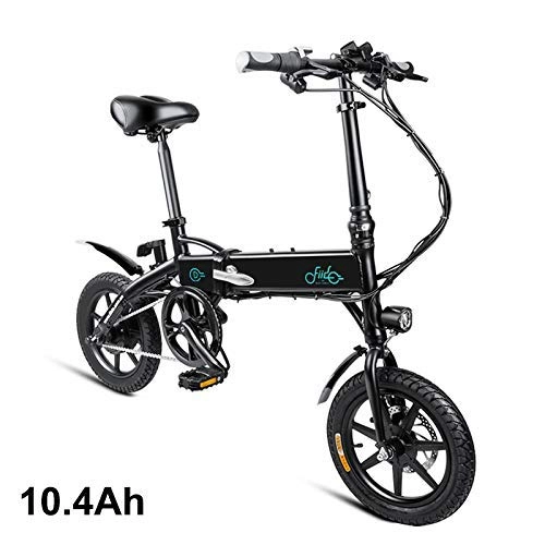 Electric Bike : ASOSMOS Unisex Electric Folding Bike Foldable Bicycle Safe Adjustable Portable for Cycling