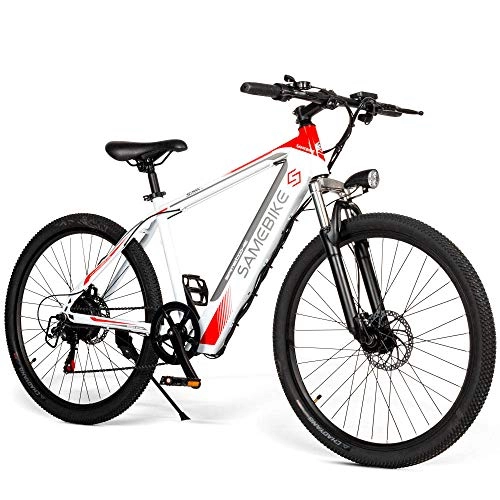 Electric Bike : Autoshoppingcenter 26" Electric Bikes, Magnesium Alloy Ebikes Bicycles All Terrain, 36V 250W 8Ah Lithium Battery Mountain Ebike for Mens Women 7 Speed Disc Brakes 3 Modes