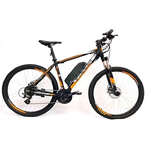 Electric Bike : Avalon E-Mercier 27.5 Inch 49 cm Men 21SP Disc Brake Black / Orange