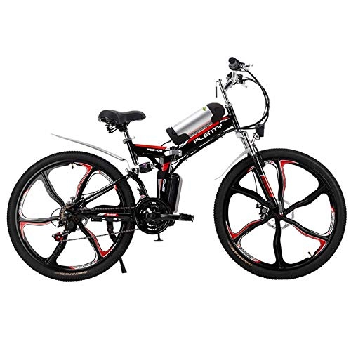 Electric Bike : BAIYIQW Electric Bicycle Snow Bike (24in) 3 riding modes / 48VA-class lithium battery / 350W high-speed motor / weight 19kg, load-bearing 140kg, E48V / 10AH / 920Wh / 160km
