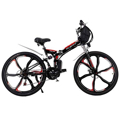 Electric Bike : BAIYIQW Electric Bicycle Snow Bike (26in) 350W high-speed motor / 48VA-class lithium battery / 3 riding modes / weight 19kg, load-bearing 140kg, B / 48V / 20AH / 720Wh / 110km