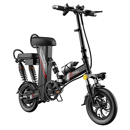 Electric Bike : BAIYIQW Electric Bicycle Snow Bike Foldable / car-grade power lithium battery / three kinds of intelligent driving systems / load bearing (240kg), 528Wh / 11A