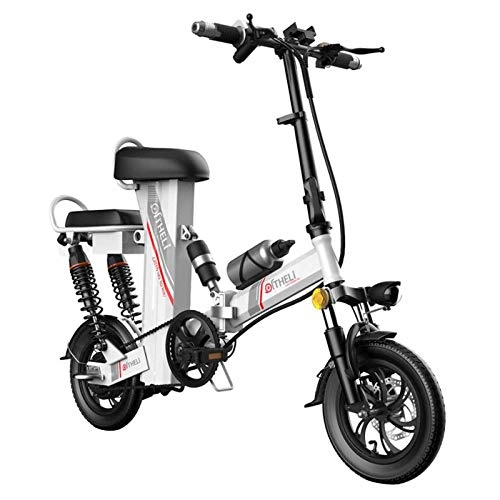Electric Bike : BAIYIQW Electric Bike Snow Bike / Horizontal folding / Automotive grade lithium battery / 12in body light 26kg, load bearing (240kg), 1440Wh / 30A