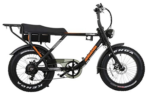 Electric Bike : Barracuda Unisex's Rogue e-monkey bike, Black, 18