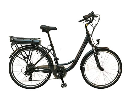 Electric Bike : Basis Cardinal FS Step Through Hybrid Electric Bike 2021, 26" Wheel, 13Ah Battery - Satin Black