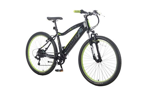 Electric Bike : Basis Hunter Unisex Integrated Electric Mountain Bike - Black / Lime