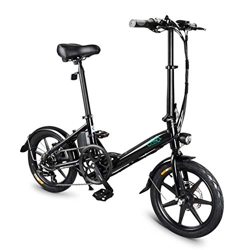 Electric Bike : Bettying FIIDO D3s Ebike Foldable Electric Bicycle with 250W Motor, 20km / h Max Speed, and Three Working Modes, 120kg Payload for Adult
