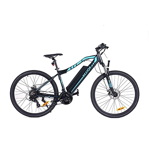 Electric Bike : Bezior M1 Electric Bicycle 80 km Mileage Pedal Mode 250 W Motor 48 V 12.5 Ah Battery 5 in Smart Meter 5 Speed Transmission, Black