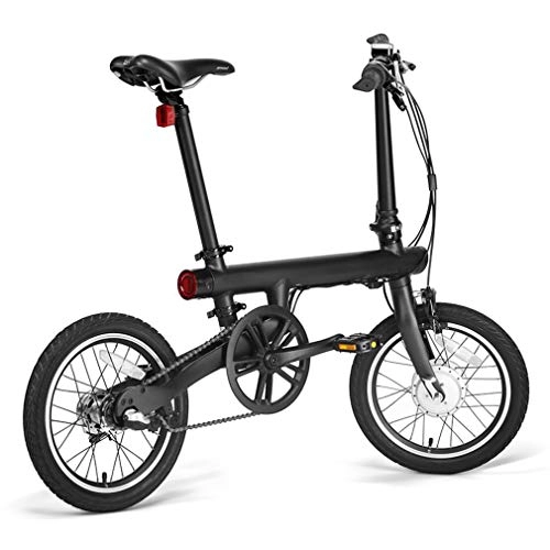 Electric Bike : Bike 250W 42V 12Ah Power Electric Bicycle Foldable, Matte Black, LED Bike Light, Suspension Fork, 45km / h Max Speed Hidden Battery Design for School Shopping Beach Highway City Commuters