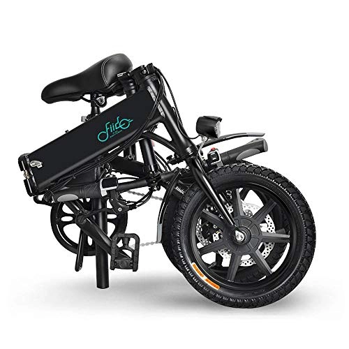 Electric Bike : Bike Electric For Adults - Foldable E With 10.4AH Up To 15.6 MPH Folding For Sports Outdoor Cycling Travel Commuting Black