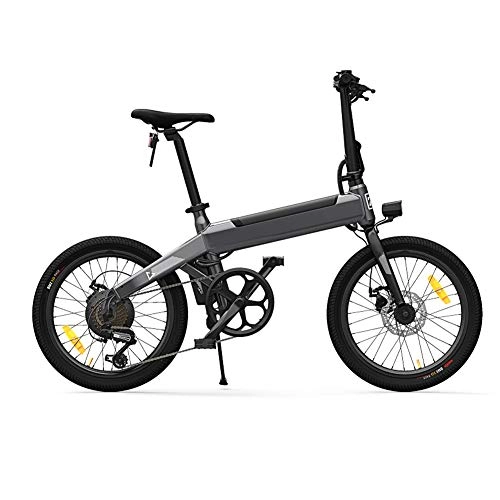 Electric Bike : BLKO Electric Folding Bike for adult, Level 6 Speed Regulation, 20 inch Auminum Electric Folding Bikes Tire With LED Front Light, 36V 10AH Large Cpacity Battery Electric Foldable Bicycle for Cycling