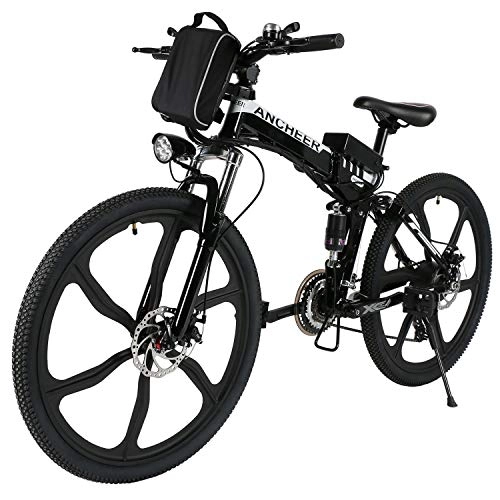 Electric Bike : BONHEUR 20 / 26 / 27.5" Electric Bike for Adults, Electric Bicycle / Commute Ebike with 250W Motor, 36V 8 / 10Ah Battery, Professional 7 / 21 Speed Transmission Gears