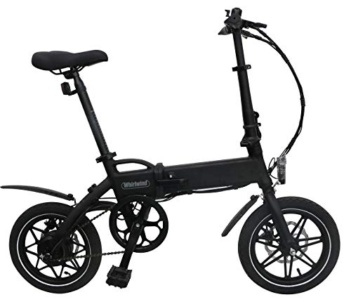 Electric Bike : BONHEUR C4 Lightweight 250W Electric Foldable Pedal Assist E-Bike with LG Battery, UK Made - Black
