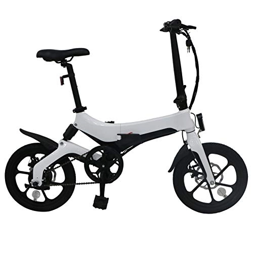 Electric Bike : Buhui Electric Folding Bike for Adult Poland Stock-Delivery Time 3-7 Days Max Speed 25KM / H Max Load 120KG Bicycle Adjustable Portable Sturdy for Cycling Outdoor