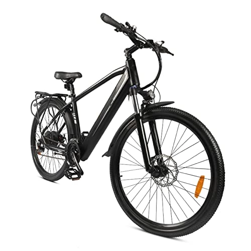 Electric Bike : bzguld Electric bike E Bikes For Adults Electric 500W 24.8 Mph Mountain Electric Bike with Removable 48V10.5AH Lithium Battery 7 Speed Gears Commute Ebike for Female Male (Color : 48V 10.5Ah)