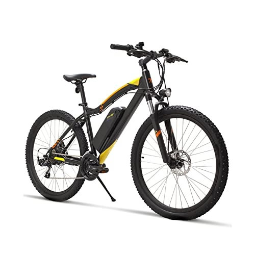 Electric Bike : bzguld Electric bike Electric Bike For Adults 400w Mountain Electric Bicycle 27.5 Inch Tire E Bike, 48V13AH Lithium Battery Electric Bicycle up to 31MPH, 21 Speed Gears (Color : Black)