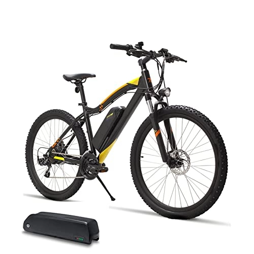 Electric Bike : bzguld Electric bike Electric Bike For Adults 400w Mountain Electric Bicycle 27.5 Inch Tire E Bike, 48V13AH Lithium Battery Electric Bicycle up to 31MPH, 21 Speed Gears (Color : Plus a 13Ah battery)