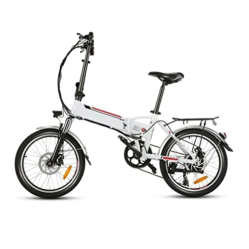 Electric Bike : bzguld Electric bike Electric Bike for Men 250W Folding Electric Bike 18.7 inch Tire Bikes Mountain Beach Snow Bike, 18.6 MPH Maximum Speed, 36V 8AH Removable Battery Electric Bike with 7-Speed