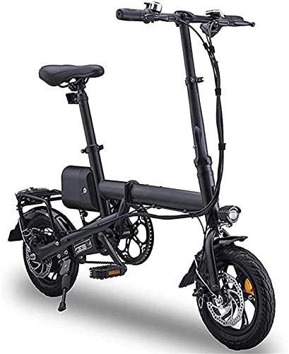 Electric Bike : CASTOR Electric Bike 12" Folding Electric Bike Adults, Folding EBike Lightweight with 350W / 36V Battery Max Speed 25Km / H for Adults & Teenagers & Commuters Compete, Maximum Load is 100Kg