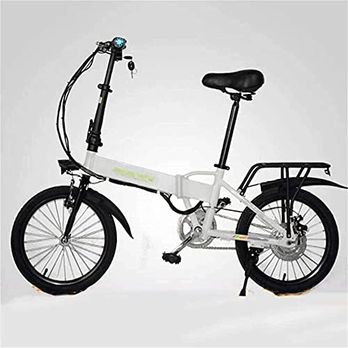 Electric Bike : CASTOR Electric Bike 18 inch Portable Electric Bikes, LED liquid crystal display Folding Bicycle Intelligent remote control system Aluminum alloy Bike Sports Outdoor