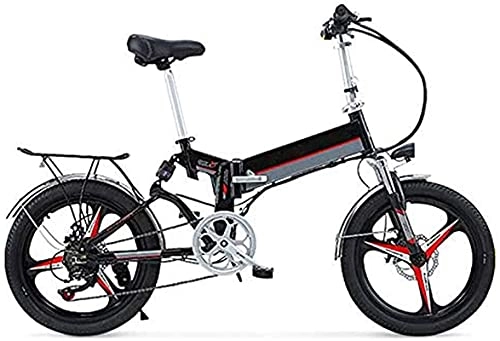Electric Bike : CASTOR Electric Bike 20" 350W Foldaway / Carbon Steel Material City Electric Bike Assisted Electric Bicycle Sport Mountain Bicycle with 48V Removable Lithium Battery