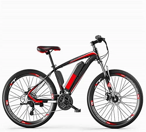 Electric Bike : CASTOR Electric Bike 26 inch Electric Bikes, Cycling 27 speed Bike Double Disc Brake Adult Bicycle Sports Outdoor