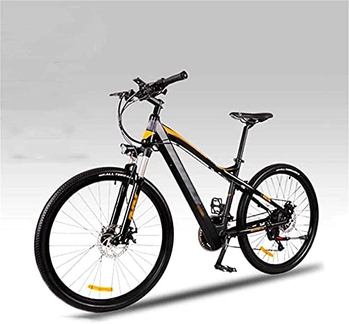 Electric Bike : CASTOR Electric Bike 27.5inch Mountain Electric Bikes, LED instrument damping front fork Bicycle Adult Aluminum alloy Bike Sports Outdoor