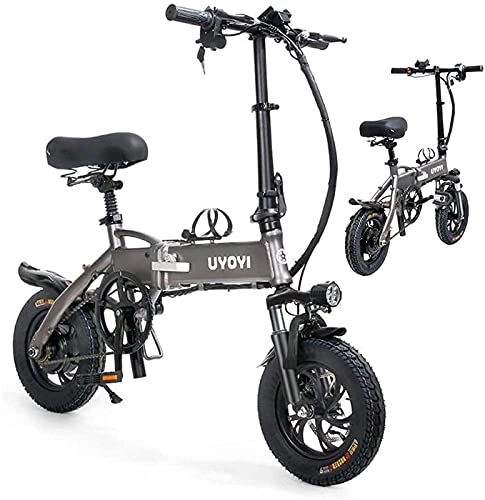 Electric Bike : CASTOR Electric Bike Bikes, Folding Electric Bike for Adults, 48V 250W Mountain EBikes, Lightweight Aluminum Alloy Frame And LED Display Electric Bicycle Commute EBike, Three Modes Riding