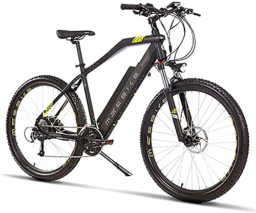 Electric Bike : CASTOR Electric Bike Bikes for Adult & Teens, Magnesium Alloy Bikes Bicycles All Terrain, 27.5" 48V 400W 13Ah Removable LithiumIon Battery Mountain bike for Men