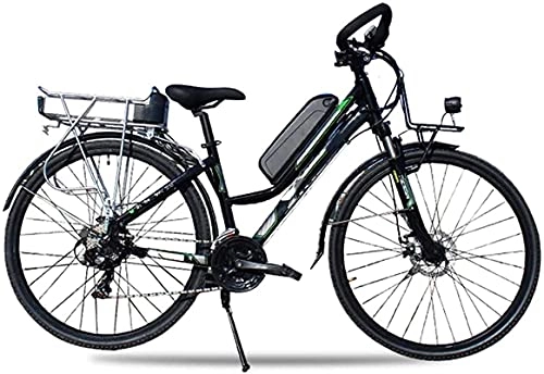 Electric Bike : CASTOR Electric Bike Bikes, Mountain Travel Electric Bike, 24 Speed 350W Motor 26 Inch Adults LongDistance Riding EBike Dual Disc Brakes with Helmet Long Range