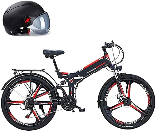 Electric Bike : CASTOR Electric Bike Electric Bike Electric Mountain Bike 300W bike 26'' Electric Bicycle, 25Km / H Adults bike with Removable 10Ah Battery, Professional 21 Speed Gears
